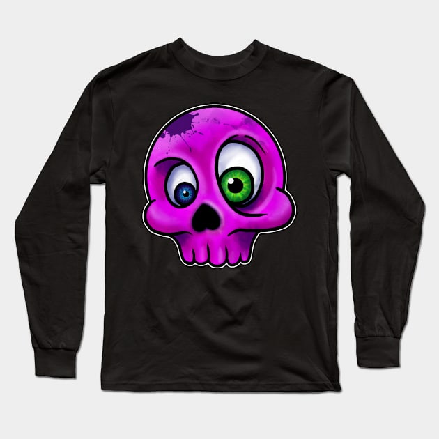 Skullie The Skull Long Sleeve T-Shirt by RogerPrice00x